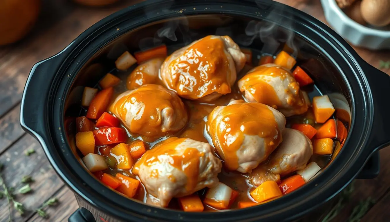 Jezebel Chicken Crockpot