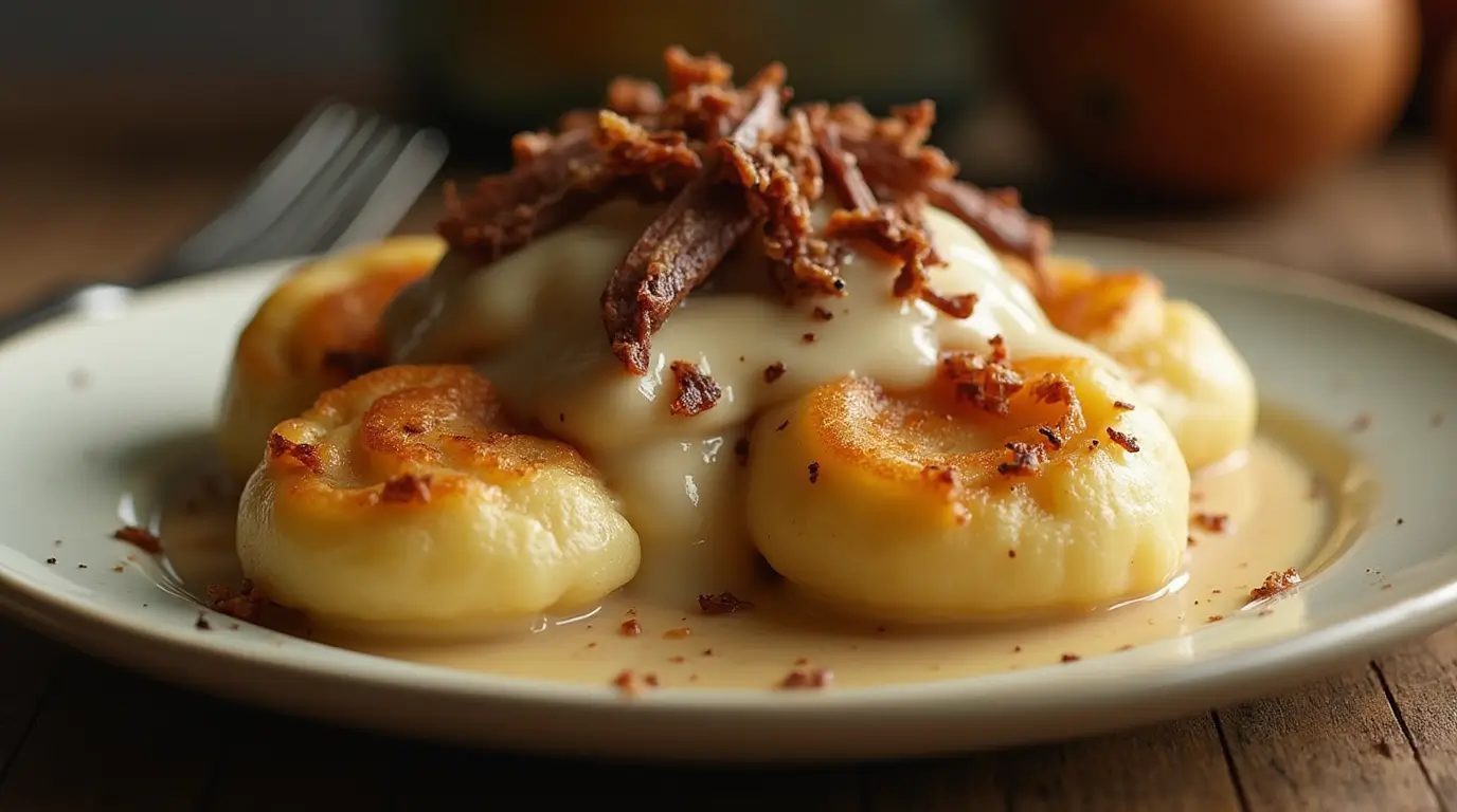 Chipped Beef and Potato Dumplings