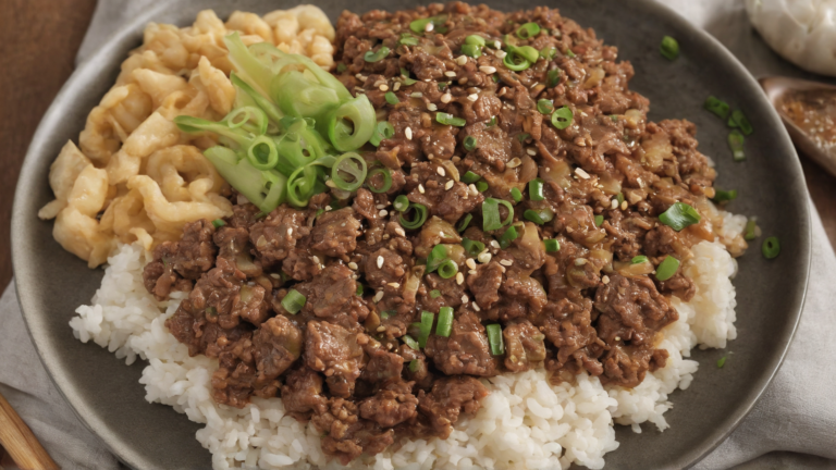 Ground Beef Bulgogi recipe